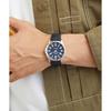 CITIZEN Q&Q Falcon Watch QB38-315 Analog Display Navy Blue - Reliable Japanese Movement