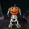 Halloween Resin Pumpkin Desktop Decoration, Halloween Jack-O-Lantern Sculpture Statue Desktop Decoration Desktop Collection Statue