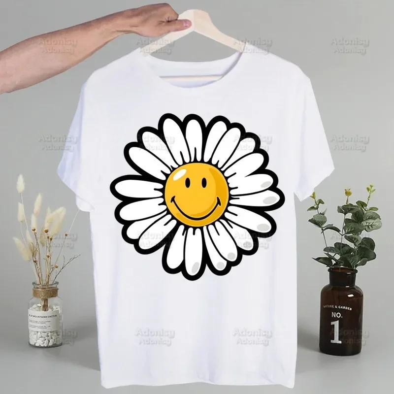 Love Daisy Feeling Daisy Men's Tshirt Cute Printing Shirt Mens Fashion T-Shirt For Men Casual Tops Short Sleeve