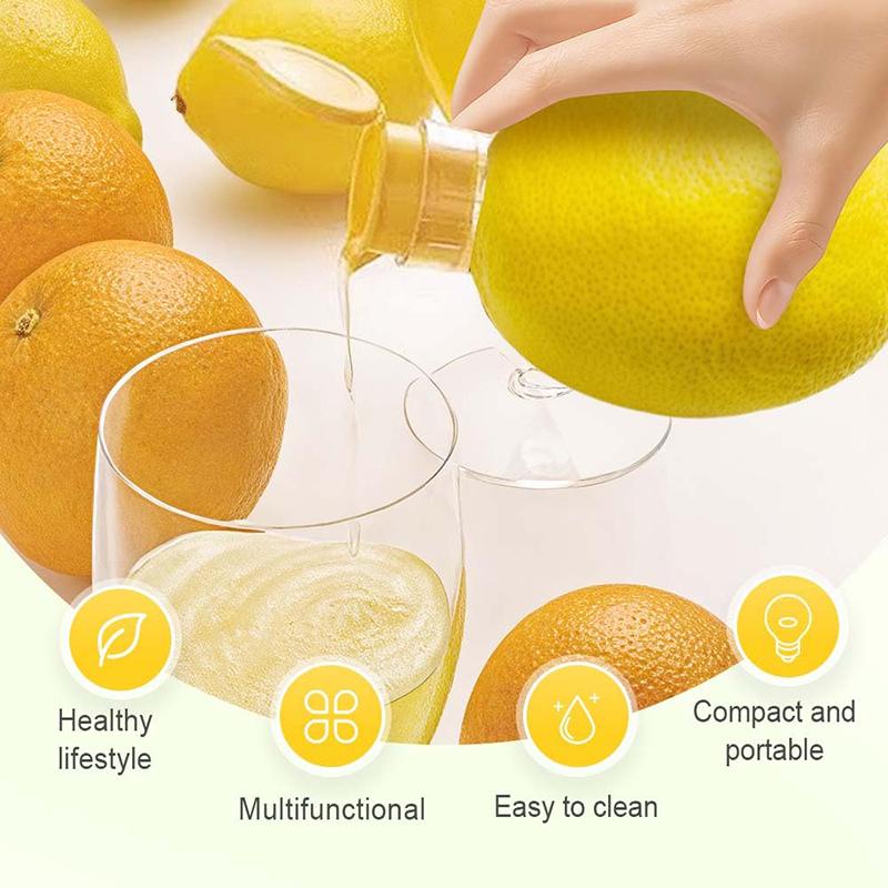 Screw Top Lemon Squeezer Mini Manual Lemon Squeezer Portable Lemon Juicer Multifunctional Fruit Juicer For Your Kitchen