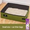 SEE KEAN Portable Foldable Disposable Cat Litter Box