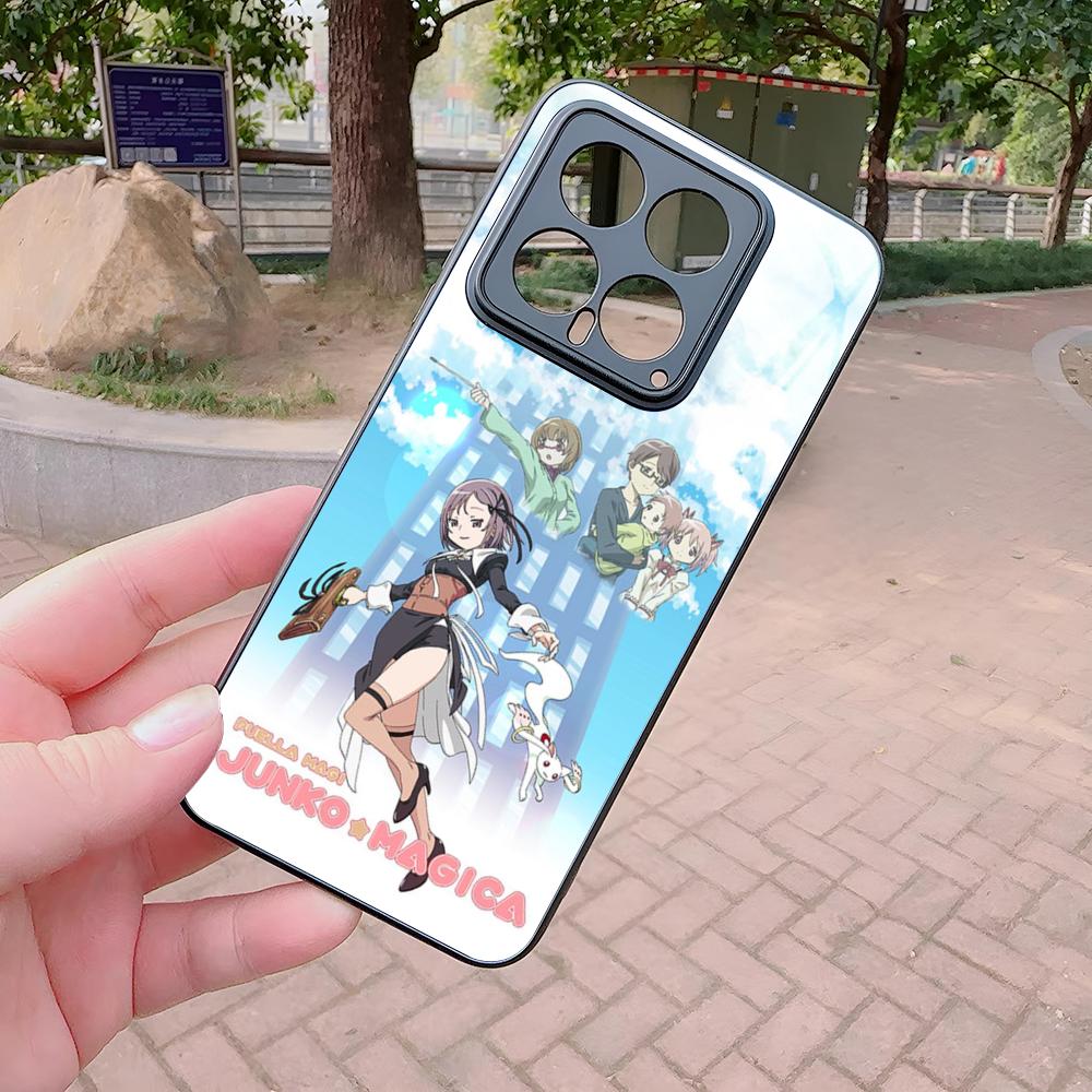 

Magi Madoka Magica Phone Case for Xiaomi Redmi Note 14 13 12 14c 13c 13x A5 A3 A2 Pro plus glass Cover Redmi Note 14 5G