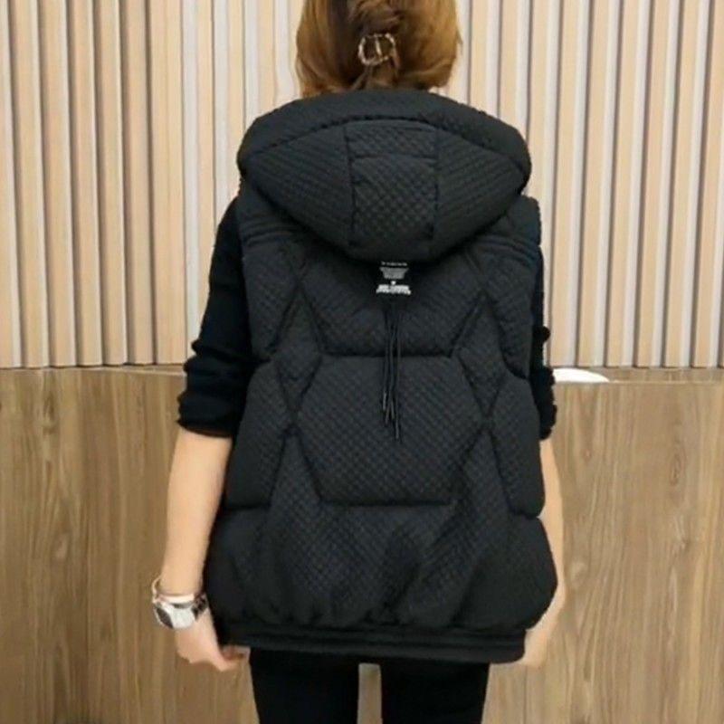 Down Cotton Vest Women's Thick Coat Vest