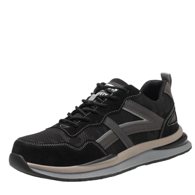 Anti-smashing Steel Baotou Labor Insurance Shoes Men's Stab-proof Lightweight Safety Shoes High Elastic Protective Shoes