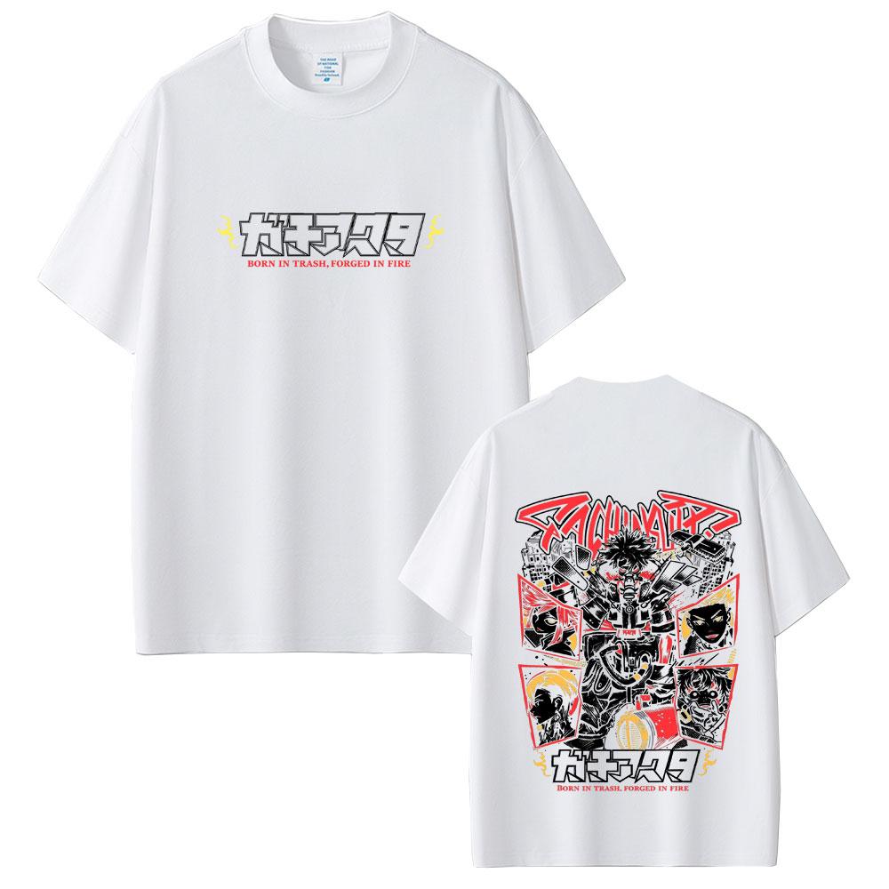 Anime Gachiakuta Ludo Merch Tshirt Unisexs Womens Casual Soft Cotton Crewneck T Shirts Unisex Cartoon Fashion Cosplay Streetwear