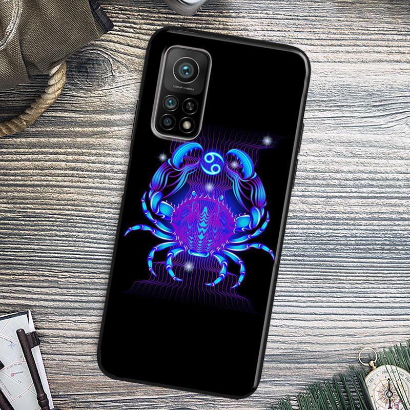 Zodiac Signs Cover For Xiaomi 15 14 13 Ultra 11T 12T 13T 14T Pro POCO X7 Pro X3 X5 X6 M6 F5 F6 Pro Case