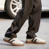 Leather Men's Hollow Men's Shoes Board Shoes White Shoes Men's Pure Cowhide Shoes Men's Casual Shoes