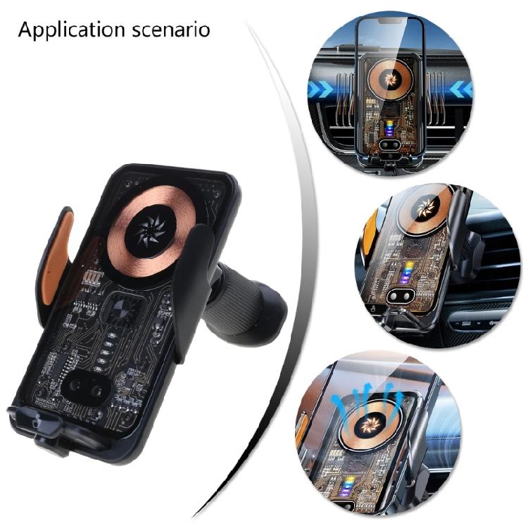Wireless Car Charge, Cellphone Holder Car Mount 66W Fast Chargings Auto Clamping Car Charge Phone Holder Mount
