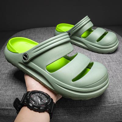 Lichte Heren Dames Slippers Tuin Zomer Chef Casual Schoenen voor Heren Buiten Waadstrand Sandalen Keuken Antislip Sport Platform