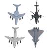4pcs Pull Back Airplane Toy Children Boys Alloy Simulated Aircraft Plane Model Birthday Gift Decoration