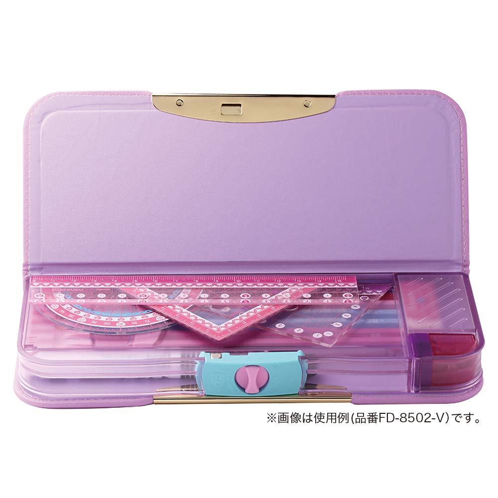 Sonic Pencil Slim Allock Violet Case, Double-Sided FD-8502-V