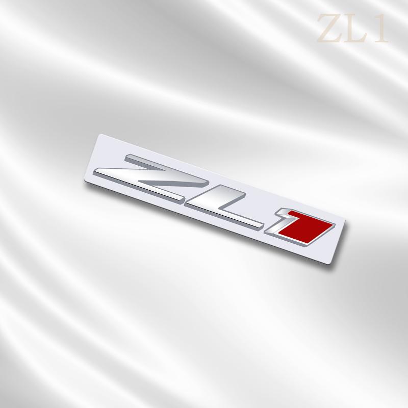 3D Badge ZL1 Design Car Sticker Rear Trunk Body Letters Emblem For Chevrolet Camaro Colorado Z71Trax Lacetti Captiva Accessory