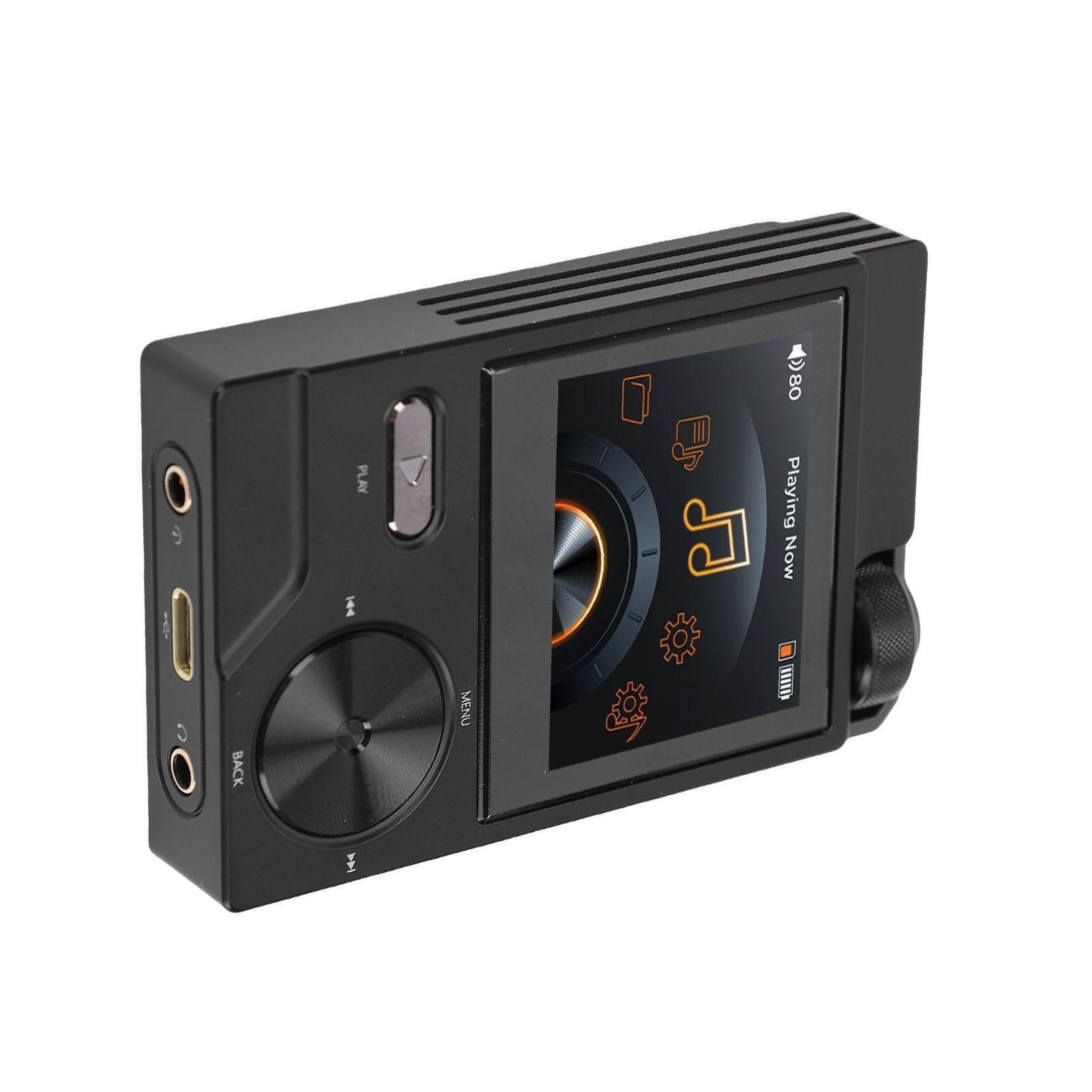 

HiFi MP3 Player Lossless DSD FLAC Player 2 Inch LCD Screen Portable Digital Music Player with 64GB Small Memory Card for Outdoor