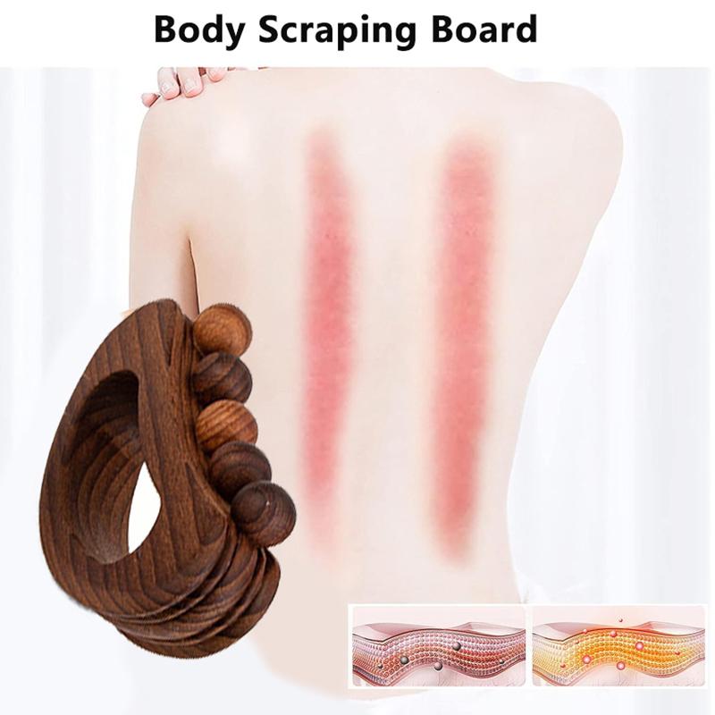 1Pcs Lymphatic Drainage Massager Wooden Gua Sha Tool For Body Manual Massage Scraper For Anti Cellulite Body Gua Sha Paddle