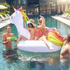 In Stock: Inflatable Unicorn Flamingo Pool Float for Adults - PVC Water Play Floating Bed