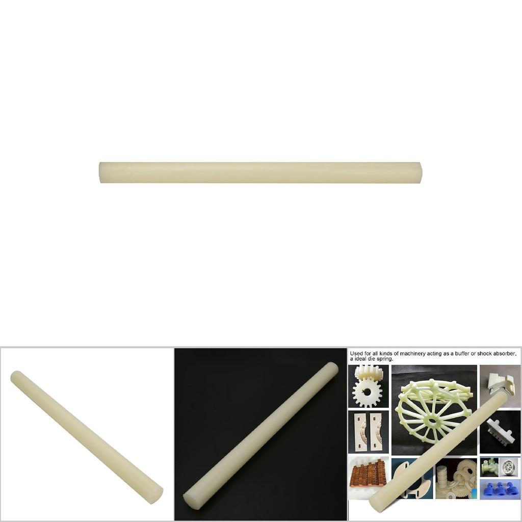 High Quality Plastic Round Nylon Rod White Bar 20Celsius35mm Diameter 500mm Length (20*500mm)