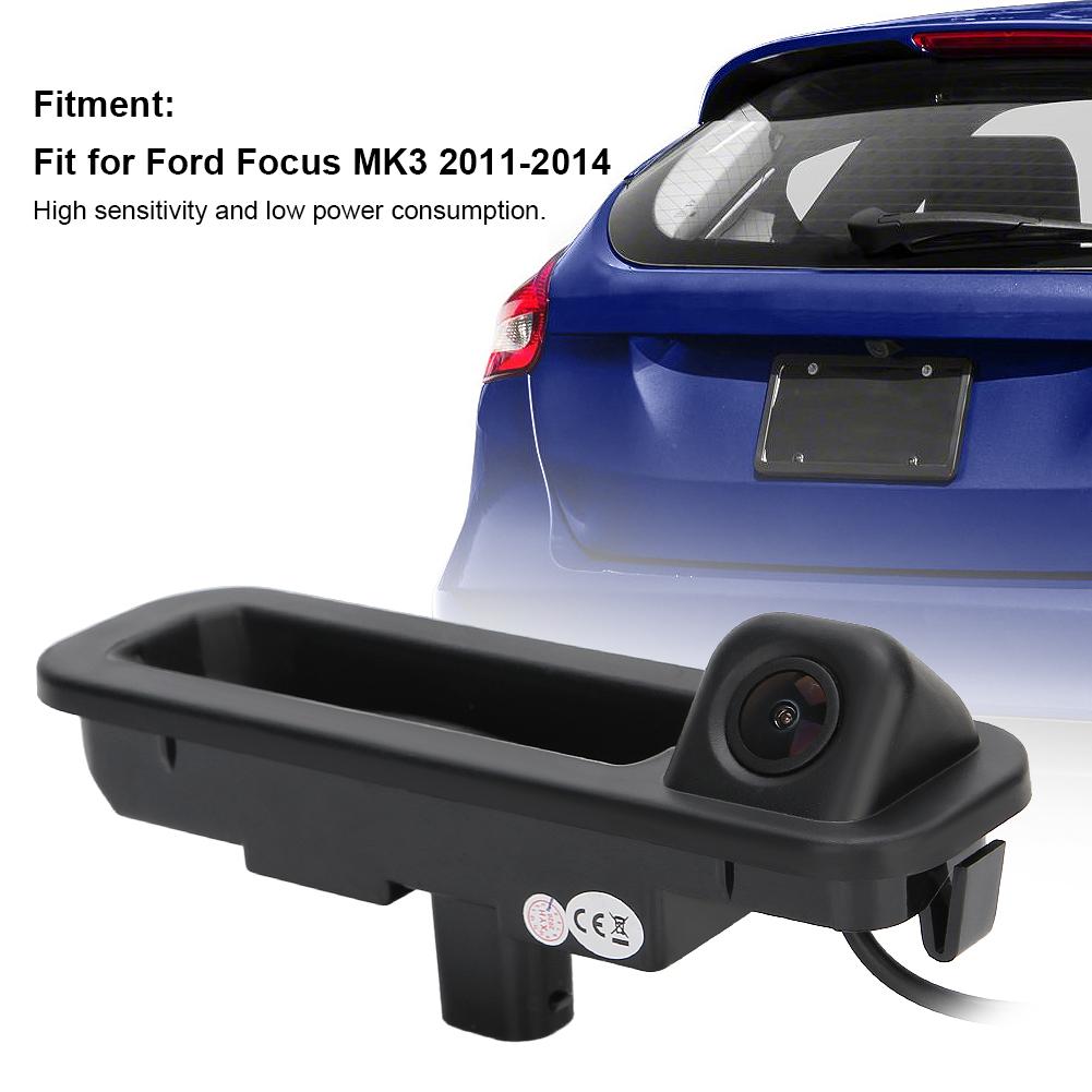 CCD HD Car Trunk Handle Rear View Camera Waterproof Reverse Monitoring Fit for Ford Focus MK3 1114
