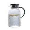 Jarra de Agua Fría con Patrón Glaciar Vidrio Resistente al Calor Alto Borosilicato Jarra de Agua Fría para el Hogar Gran Capacidad Jarra para Jugo Tetera