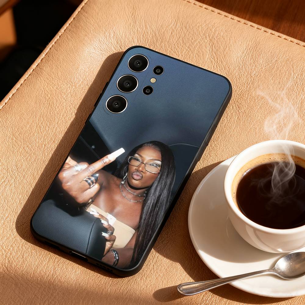 Rapper D-Doechii Phone Case For Samsung S26,S25,24,23,22,30,21,10,9,Ultra,Plus,Lite,FE Soft Black Case Samsung S30Ultra5G