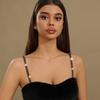 Off-the-shoulder Underwear Shoulder Strap Removable Decorative Bra Straps Rhinestone Bra Straps