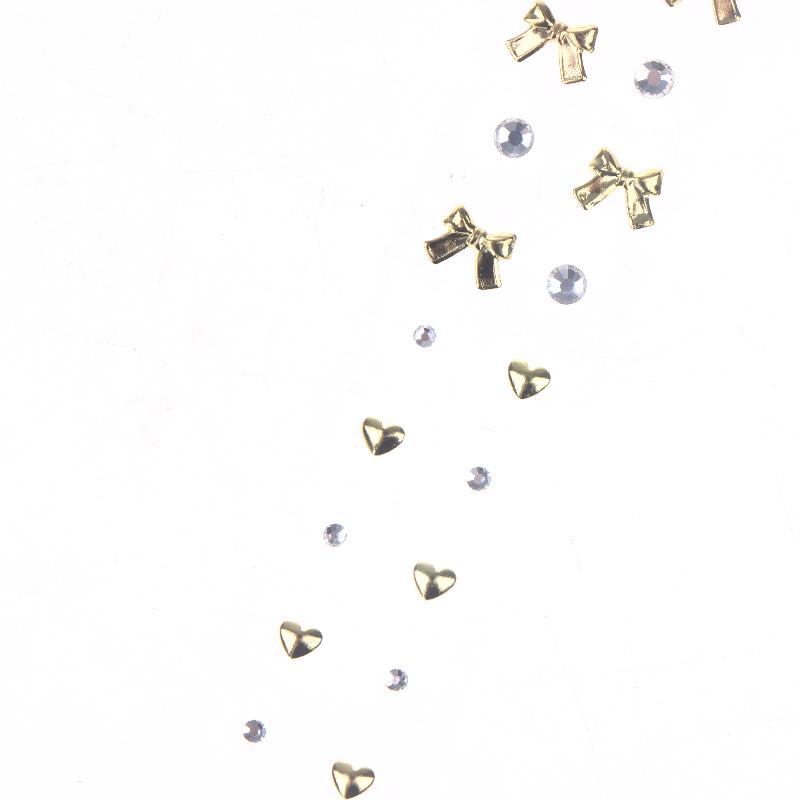 20Pcs/Sheet  Gilded Butterfly  Ear Point Stickers Ear Pressure Stick Acupuncture Auricular Ear Stickers Massage