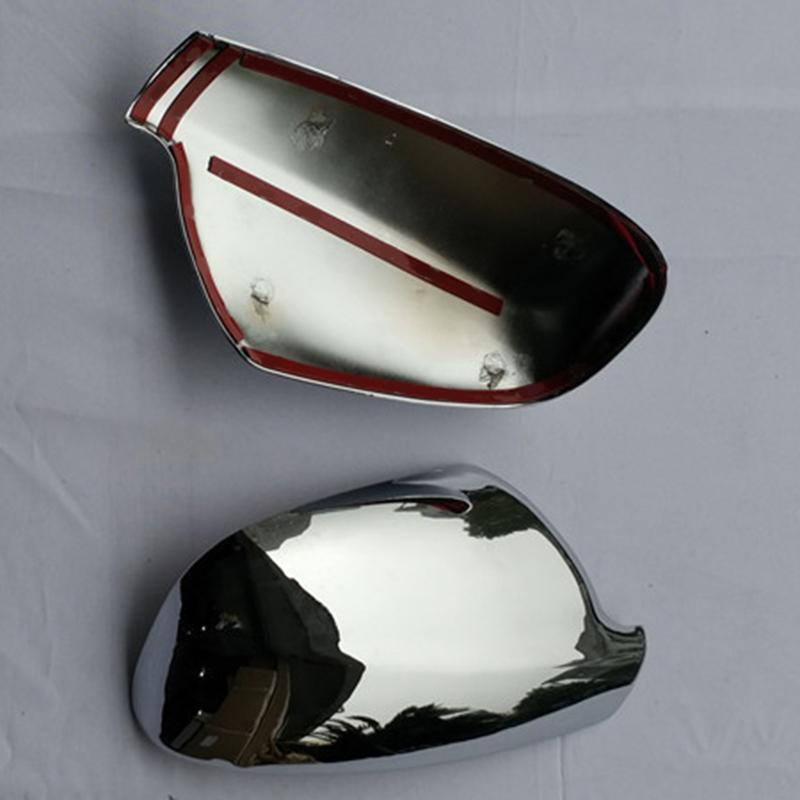 Authentic For 307 Door Side Wing Mirror Chrome Cover Rear View Cap Accessories