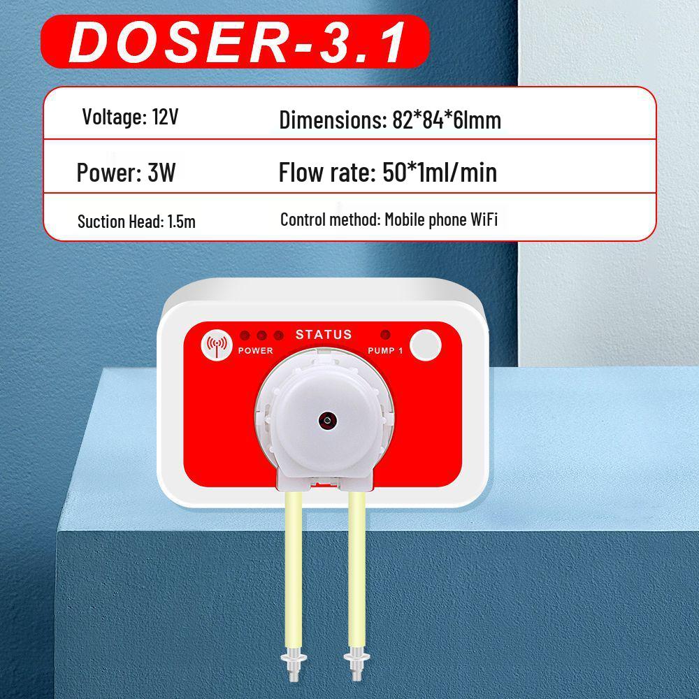 Smart Jebo Four-Head Silent Dosing Pump with Mobile Control - wfDOSER2.4 Compatible