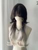 Ashely Wig Female Jellyfish Head Long Curly Hair Synthetic Wigs Fringe Layer Gradient Natural New Simulation Full Headband Wigs