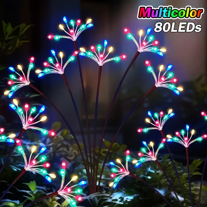Solar powered fireworks light 60/80/100LED fairy light suitable for Christmas, New Year, winter festivals, camping, garden, wedding, party