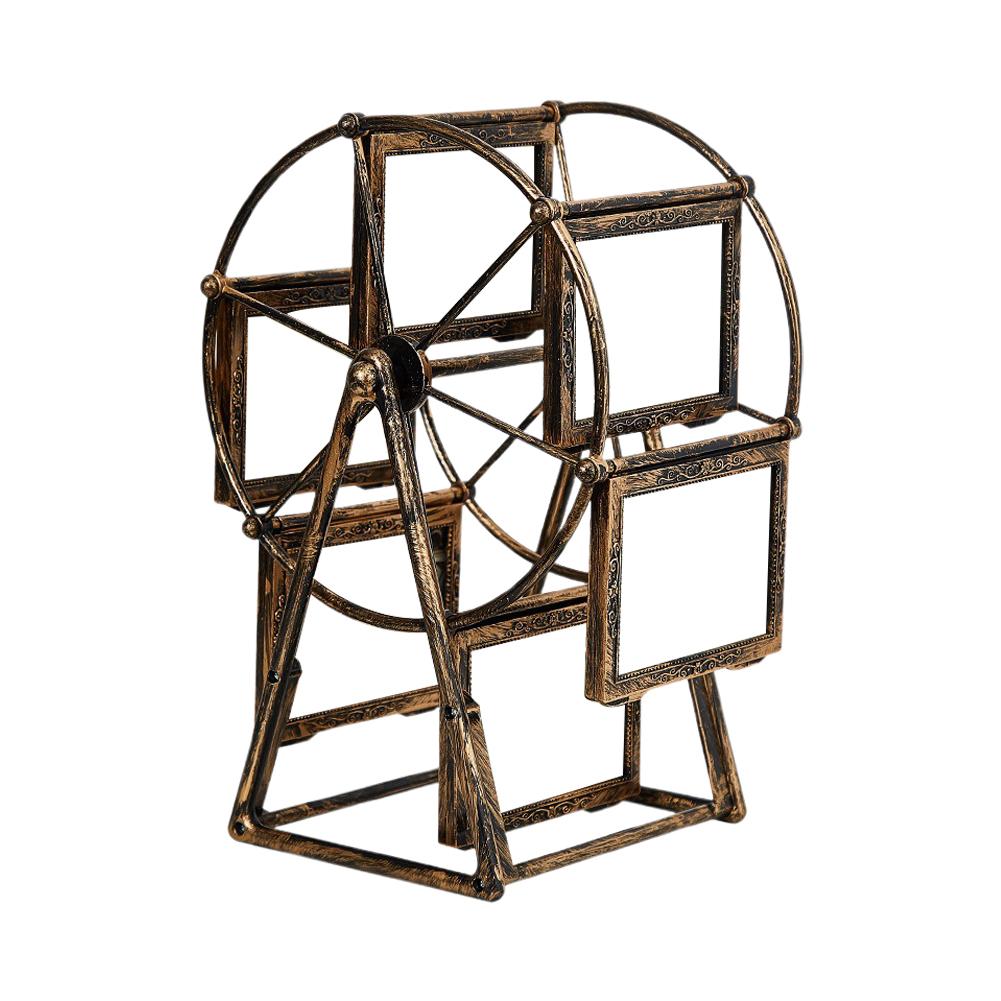 Creative Rotatable Ferris Wheel PhotoFrame Photo Frame Birthday Gift Photo Display Shelf Photo Frame Home Table Decoration