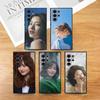 Japon Ishihara Satomi Coque de téléphone Pour Samsung Galaxy S25 S24 S22 S23 Ultra S21 S20 Plus 5G Givrée Antidérapante Housse Complète Souple