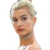 Mysterious Mesh Drill Jewelry Fashion Ol Party Banquet Party Hair Accessories Headband White