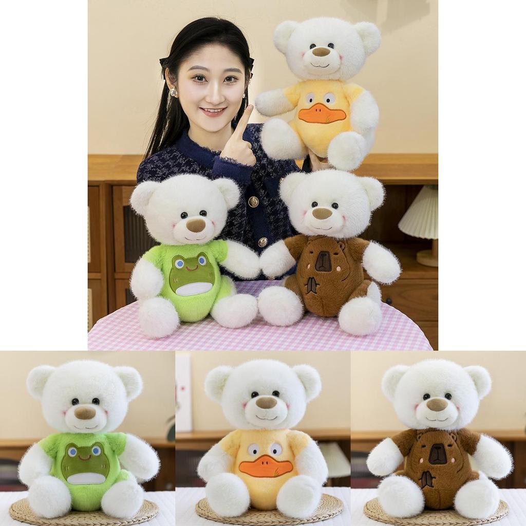 Adorable Plush Bear Toy With Cute Outfit Perfect For Cuddling And Collecting