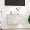 Wall Cabinet Concrete Gray 60x36.5x35 Cm Engineered Wood
