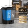 JPHZNB Dual Compartment Recycling Bin