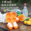 6 Grid Egg Case Plastic Container for Eggs Folding Egg Storage Box Refrigerator Outdoor Hiking Camping Carrier