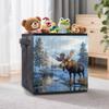 A Deer Drinking Water 5D Diamond Painting Storage Basket Full Round Drill Mosaic Diamond Embroidery Cross Stitch Kits Home Decor Home Decor