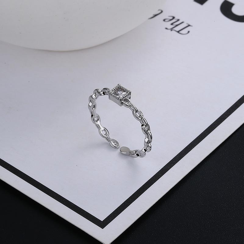 Lindon Klassischer Zirkonring aus Kupferlegierung, Damenschmuck, Hochzeitsversprechen, Partygeschenk