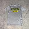 Michigan Wolverines Mens Shirt Medium Gray Tee T Performance Sports NCAA College