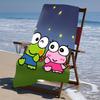 proof beach towel with a Sanrio3 pattern - soft,absorbent,quick-drying,machine washable - perfect for swimming,camping,bathing
