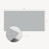 Self-Adhesive Vinyl Wall Tiles for Interiors Geometric Pattern with Rhombuses 6X60X30 Cm