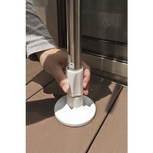 Iris Ohyama SVI-300NR Stainless Steel Tension Clothes Dryer for Balcony Use, Height 210-300cm