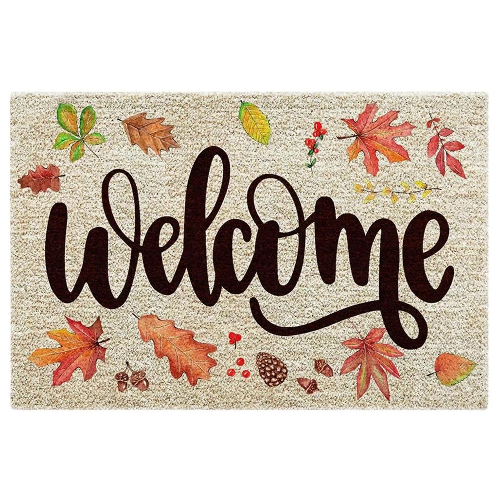 Witch Pumpkin Printed Floor Door Mat Non Slip Super Absorbent Kitchen Rugs Halloween Home Decor Entrance Carpet Drying Footpad