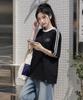 GHOST REPUBLIC Line Oversized Track Short Sleeve T-Shirt Gt-365_Black