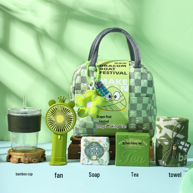 Cooling Relief Gift Sets with Bamboo Tumbler