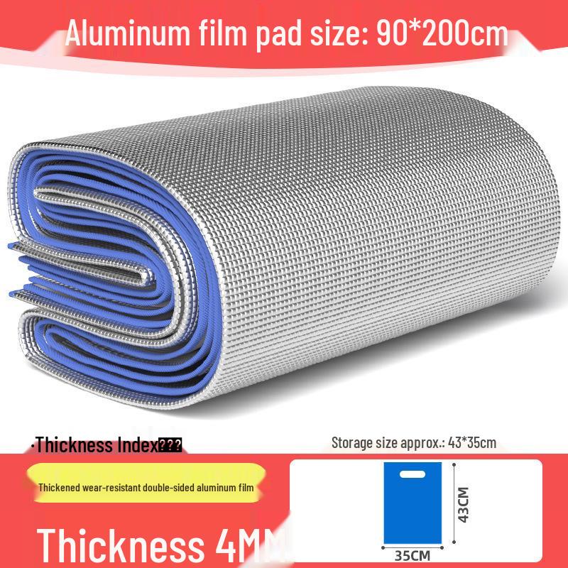 

Construction Nap Pad: Moisture-Proof, Thickened Aluminum Foil for Ground Sleeping.