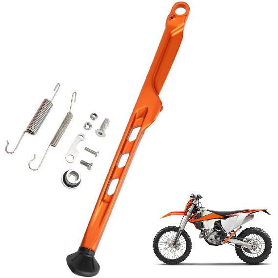 

Dirt Bike Kickstand Side Stand Support Stand with Springs 2024 Style for XC EXC EXC-F TE TX FE EX EC ES 125 150 250 300 350 450 500 2023-2024-Orange помаранчевий