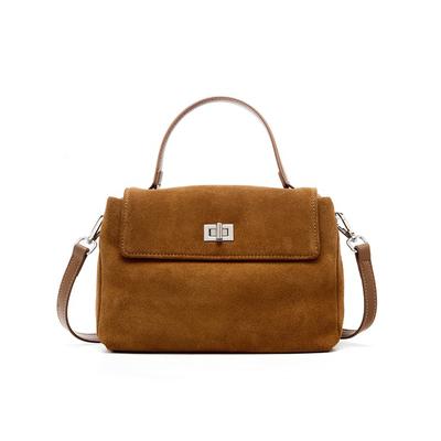 2025 Γυναικεία Πολυτελής Τσάντα Crossbody Γνήσιο Δέρμα Αγελάδας Για Μετακίνηση Messenger Ρετρό Καφέ Φθινόπωρο Χειμώνας Μόδα Τσάντα Ώμου