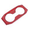 Real Carbon Fiber For BMW 5 Series G60 2025 Car Rear Tea Cup Holder Decorative Panel Sticker Car Interior Accessories