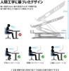Pewesv Foldable Laptop Stepless Aluminum Alloy Excellent Heat 20kg Weight Improves Relieves Back and Shoulder Tablet Suitable for Lecture Zoom and